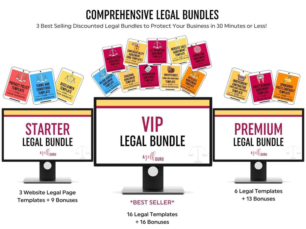 Is Your Website Legal? The Best Legal Templates for Your Online Business!